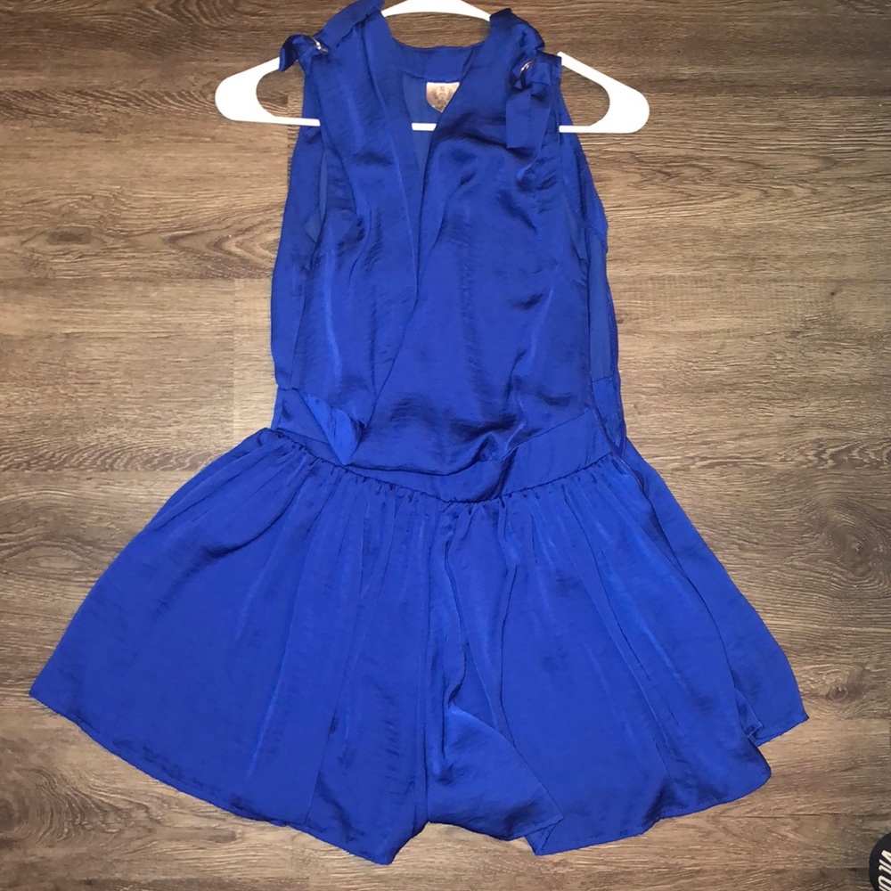 Royal blue romper